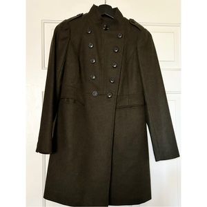 Banana Republic military wool coat XXS Petite
